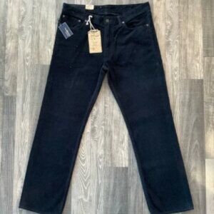 35x30 NWT Polo Ralph Lauren Straight 650 Corduroy Pants 5 pocket style Black